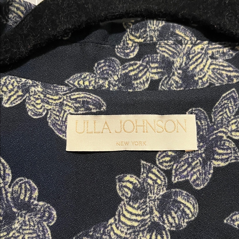 Ulla Johnson Amandine Blazer in Minuit Navy Floral Size Small - Picture 4 of 10